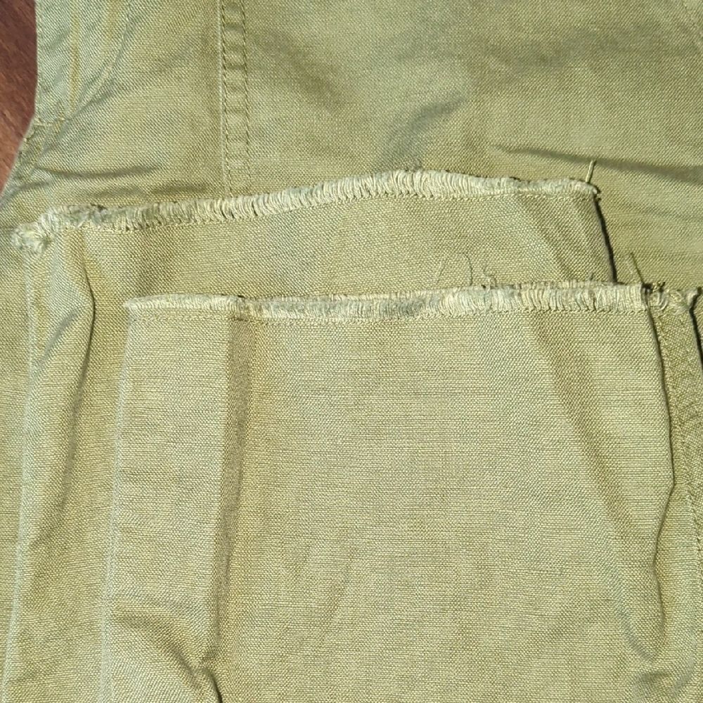 Olive Green Linen Pants Quicksilver Size 30 - Picture 8 of 8